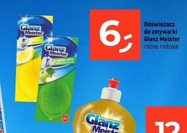 Odświeżacz do zmywarki cytryna Glanzmeister promocja w Dealz