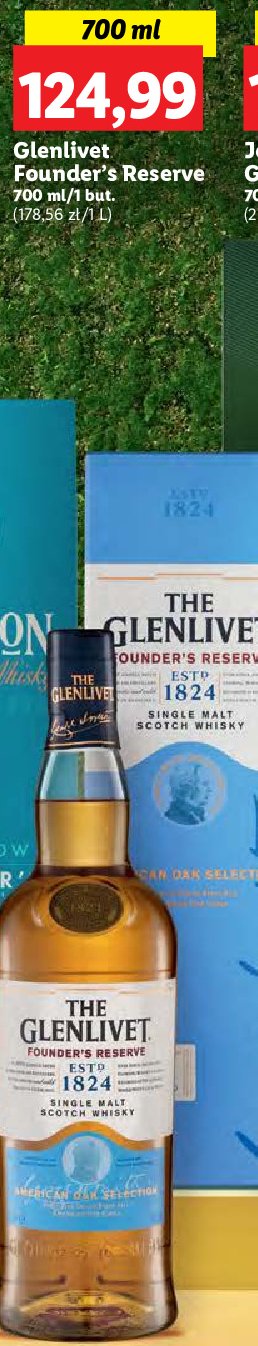 Whisky The glenlivet founder's reserve promocja