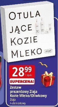 Zestaw prezentowy Ziaja Kozie Mleko/Oliwkowy promocja w Leclerc