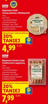 Frankfurterki z jagnięciną Regionalne Polskie Szlaki promocja w Lidl