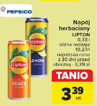 Herbata mrożona lemon Lipton ice tea promocja