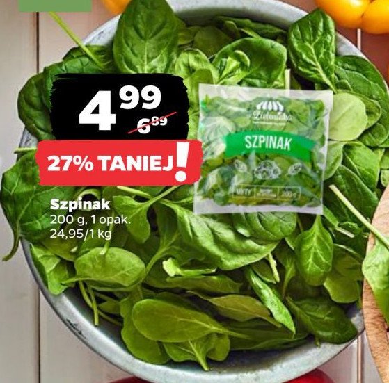 Szpinak baby promocja w Netto