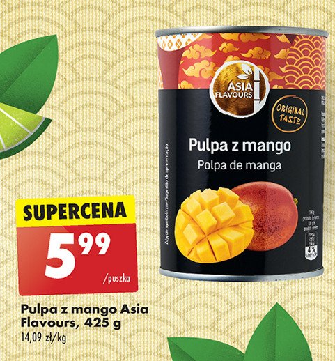 Pulpa z mango Asia flavours promocja