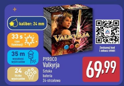 Bateria Valkyrja 24-strzałowa promocja w Aldi