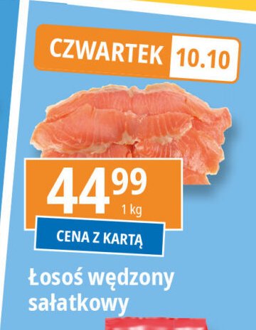 Łosoś wędzony sałatkowy promocja