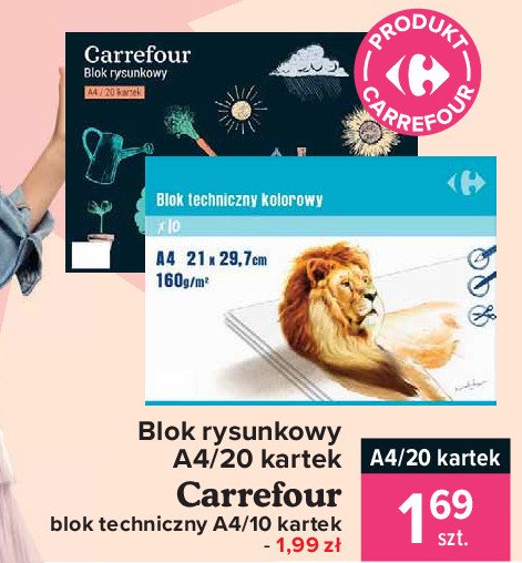Blok techniczny a4/10 k Carrefour promocja