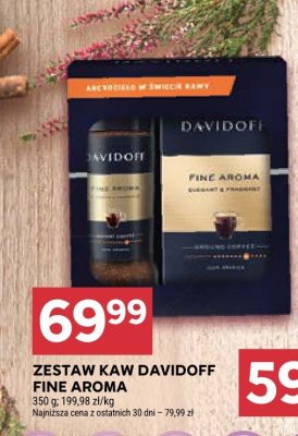 Zestaw kaw Davidoff Fine Aroma promocja w Stokrotka