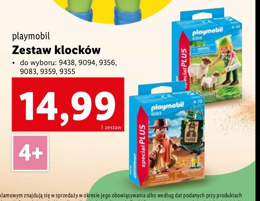 Klocki 9438 PLAYMOBIL SPECIAL PLUS promocja w Lidl