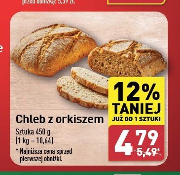 Chleb orkiszowy promocja