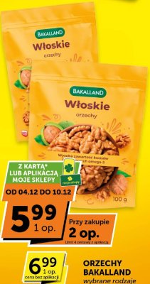 Orzechy Bakalland włoskie promocja w Euro Sklep
