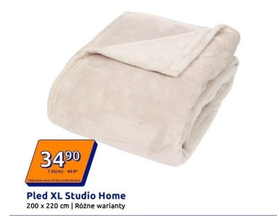 Pled XL 200x220 cm, różne warianty promocja w Action