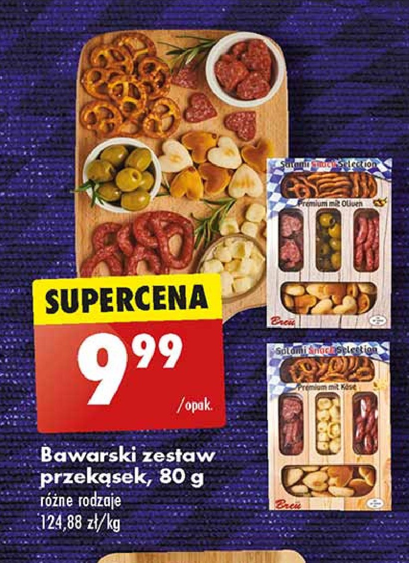 Bawarski zestaw przekąsek promocja