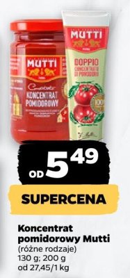 Koncentrat pomidorowy, różne rodzaje promocja w Netto