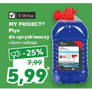 P艂yny do spryskiwaczy My project promocja