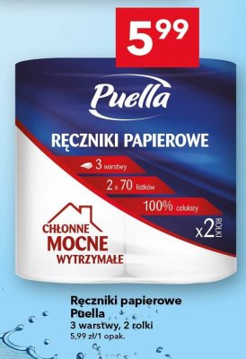 Ręczniki papierowe Puella promocja w LEWIATAN