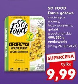 Gołąbki wegetariańskie w sosie pomidorowm So food promocja