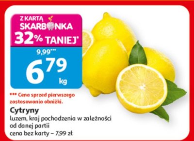 Cytryny luzem Auchan promocja w Auchan