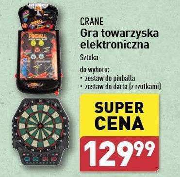 Zestaw do pinballa CRANE promocja