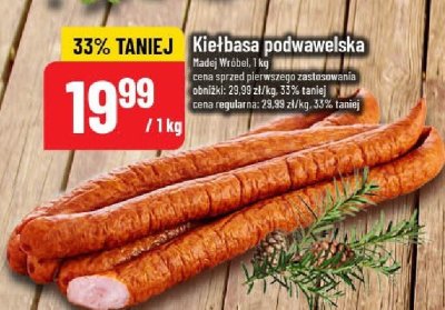 Kiełbasa podwawelska promocja w POLOmarket