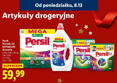 Kapsułki do prania Persil różne rodzaje promocja w Lidl