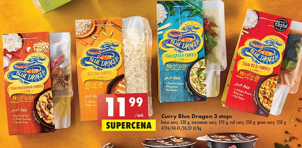 Thai red curry Blue dragon promocja