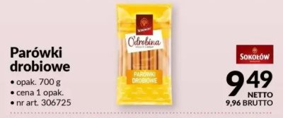 Parówki drobiowe promocja w Makro