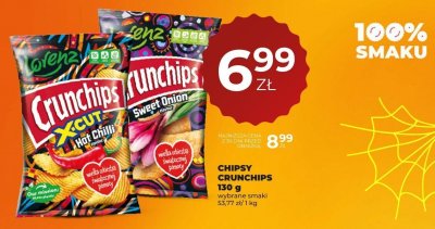 Chipsy Crunchips 130 g wybrane smaki promocja w Duży Ben