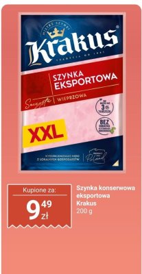 Szynka konserwowa promocja w Dino