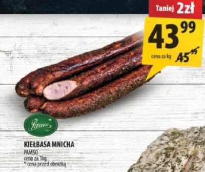 Kiełbasa mnicka Pamso promocja w Arhelan