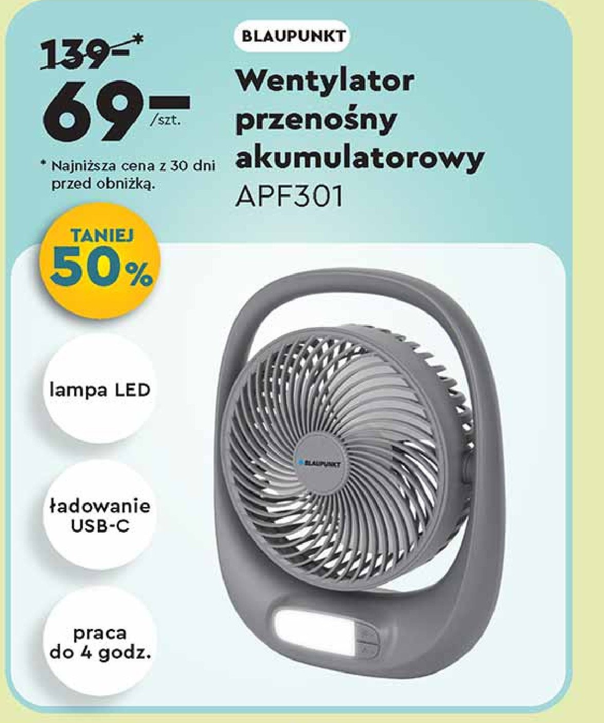 Wentylator apf301 Blaupunkt promocja