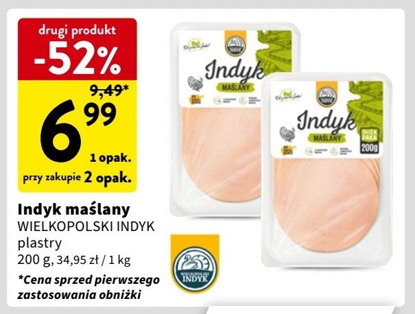 Indyk maślany Wielkopolski indyk promocja w Intermarche