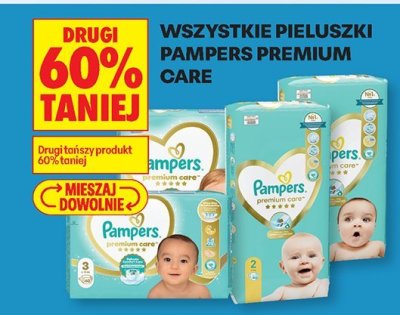 Pieluchy Premium Care wszystkie rodzaje promocja w Biedronka