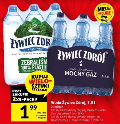 Woda Żywiec Zdrój, 1,5 l promocja w Twój Market