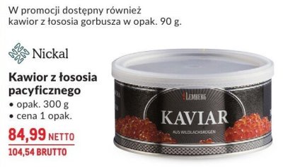 Kawior z łososia pacyficznego promocja w Makro
