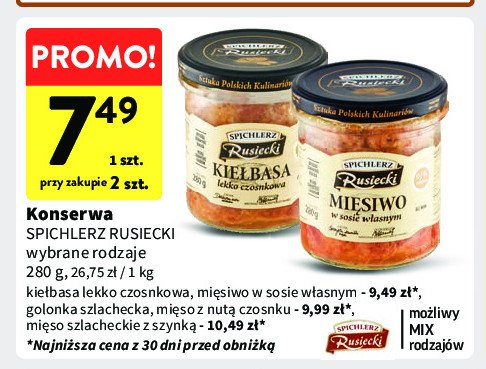 Mięso szlacheckie z szynką Spichlerz rusiecki promocja