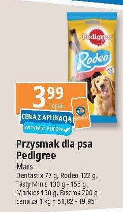 Przysmak dla psa z wołowiną i drobiem PEDIGREE TASTY MINIS promocja