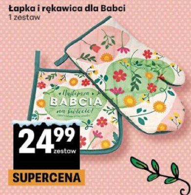 Łapka i rękawica dla Babci promocja w Delikatesy Centrum