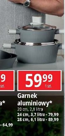 Garnek aluminiowy 24 cm promocja