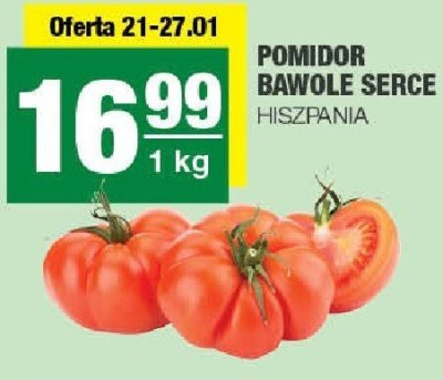 Pomidor bawole serce Hiszpania promocja w SPAR