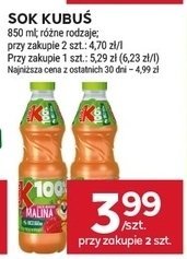 Sok Kubuś promocja w Stokrotka