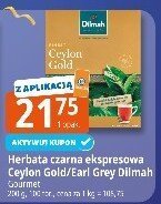 Herbata czarna ekspresowa Ceylon Earl Grey Dilmah promocja w Leclerc