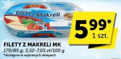 Filety z Makreli MK promocja w ABC