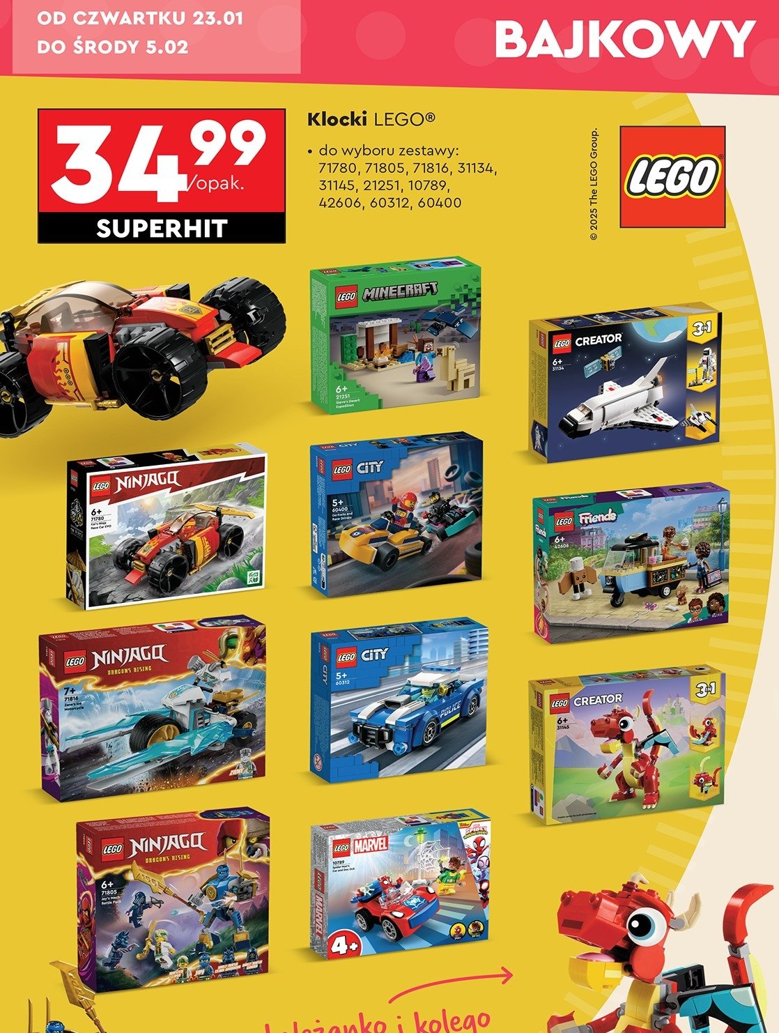 Klocki 71805 Lego ninjago promocja