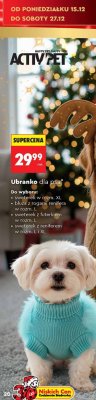 Ubranko dla psa ACTIVPET  promocja w Biedronka