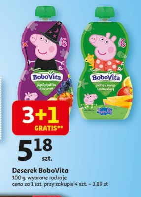 Mus jagody i jabłka z bananami peppa pig Bobovita promocja
