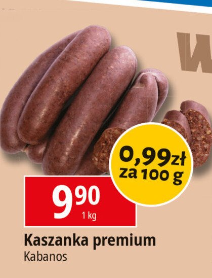 Kaszanka Kabanos promocja w Leclerc