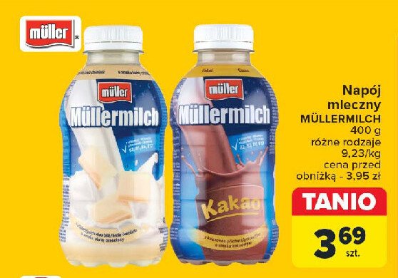 Napój mleczny kakao Mullermilch promocja