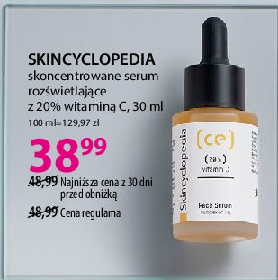 Serum do twarzy z witamin膮 c Skincyclopedia promocja