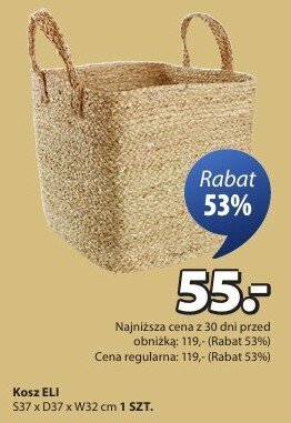 Kosz ELI Ś37 x D37 x W32 cm 1 SZT. promocja w Jysk