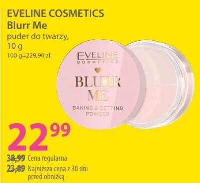 Puder do twarzy EVELINE COSMETICS Blur Me promocja w Hebe